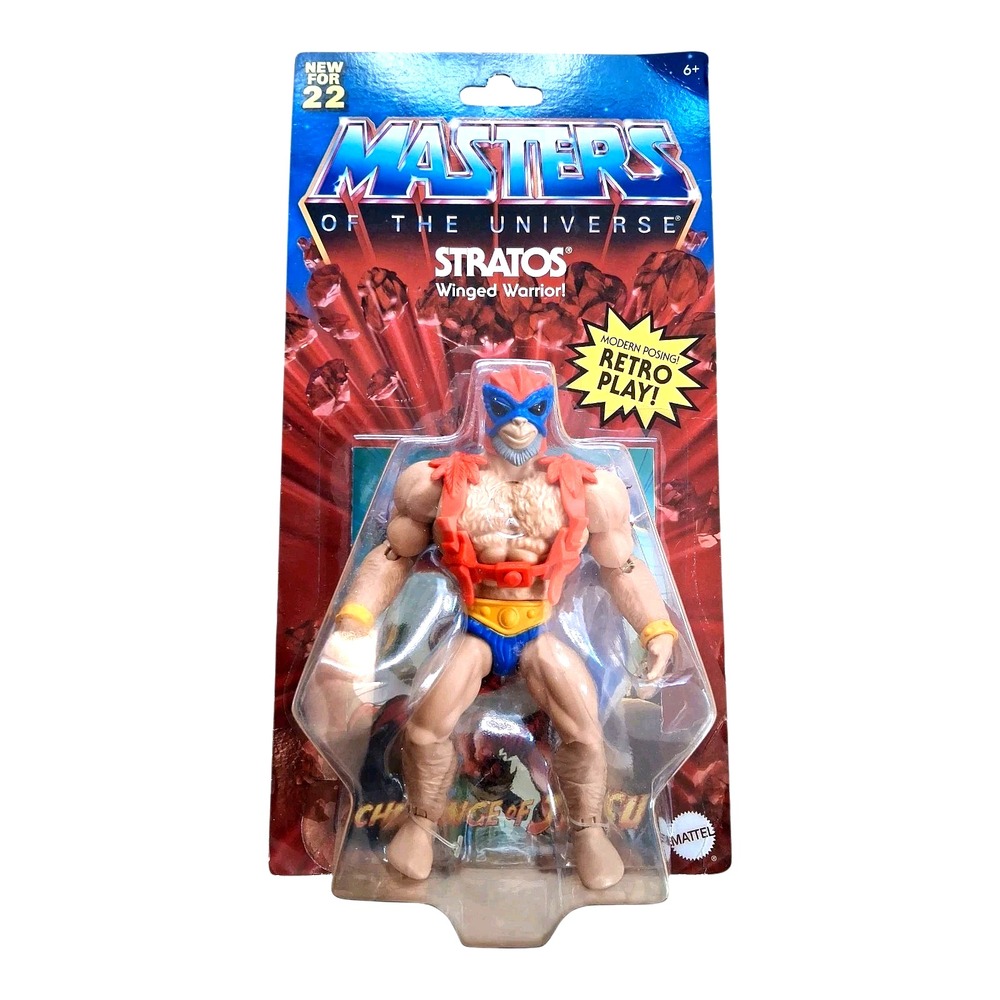 MASTERS OF THE UNIVERSE MOTU ORIGINS STRATOS Winged Warrior 2021 Wave 7 Sealed
